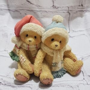 Cherished Teddies Jamie and Ashley I'm Wrapped Up In Your Love Figurine 1996
